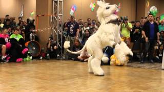 Isabelle Unicorn  BLFC 2014 Fursuit Dance Competition [upl. by Aihtnic]