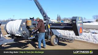 Loftness Grain Bag Baler [upl. by Dranoc]