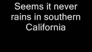 Albert Hammond  It never rains in southern California  text [upl. by Kizzie]