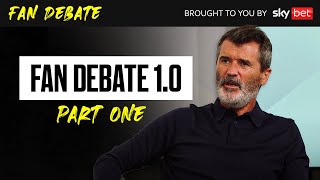 The Overlap Live Fan Debate with Gary Neville Roy Keane amp Jamie Carragher  PL Preview Part 1 [upl. by Arsi504]