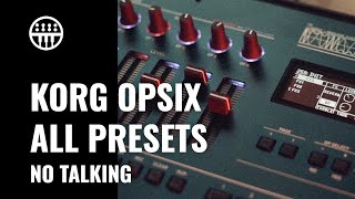 Korg Opsix  All Presets No Talking  Thomann [upl. by Bond]