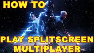 Star Wars Battlefront 2 How to Play Multiplayer SplitScreen CoOp [upl. by Mcclain]