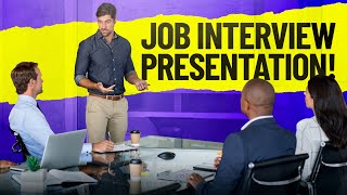 HOW TO GIVE A JOB INTERVIEW PRESENTATION Job Interview Presentation TIPS [upl. by Florenza339]