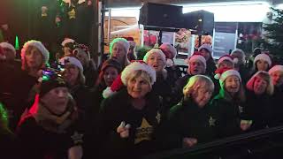 WHAT CHRISTMAS MEANS TO ME Rock Choir at Birkdale Lights Switch On 1st December 2024 [upl. by Schrader]