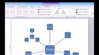 como hacer un mapa mental en word [upl. by Neerual960]