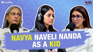 NAVYA NAVELI NANDA as a KID  What The Hell Navya  Navya Nanda Podcast [upl. by Arocet122]