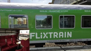 Flixtrain Berlin Stuttgart Vorstellung und Mitfahrt von Berlin bis Fulda [upl. by Sidnak]