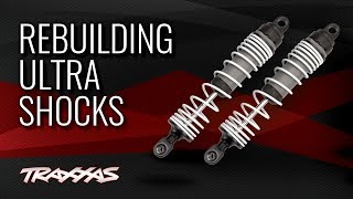 Rebuilding Ultra Shocks  Traxxas Support [upl. by Nivlem357]