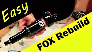 How to Rebuild Fox Shox MTB Shock Trail Breaker [upl. by Keavy]