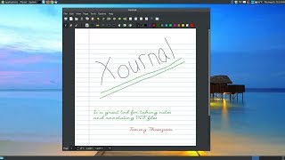 Xournal Annotate Edit Handwrite Comment amp Highlight on PDF [upl. by Betty]