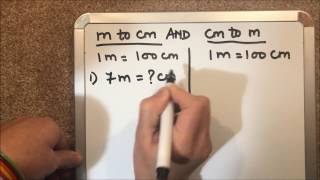 HOW TO CONVERT  METER TO CENTIMETER  AND CENTIMETER TO METER [upl. by Knuth332]