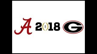 2018 CFP National Championship 4 Alabama vs 3 Georgia Highlights [upl. by Macdonald651]