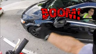 BIKER SMASH MIRROR  ANGRY PEOPLE VS BIKERS  ROAD RAGE  Ep 65 [upl. by Nyleak947]