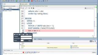 Debugging PLSQL with Oracle SQL Developer [upl. by Nuaj839]