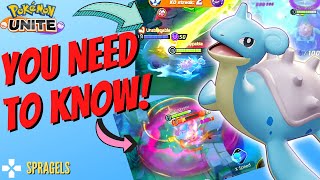 LAPRAS Pokemon Unite EVERYTHING You NEED To Know [upl. by Jimmy936]