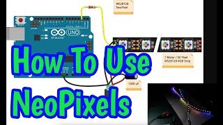 HOW TO USE WS2812B NEOPIXELS WITH FASTLED ON ARDUINO [upl. by Acilef728]