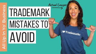 6 Most Common Trademark Registration Mistakes  Trademark Attorney Explains [upl. by Santoro]