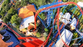 SheiKra Floorless Dive Coaster  Vertical Drop  Busch Gardens [upl. by Ailemak]