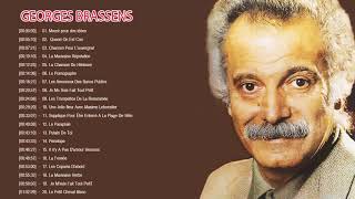 GEORGES BRASSENS LES PLUS GRANDS TUBES  GEORGES BRASSENS CHANSONS [upl. by Arbmahs]