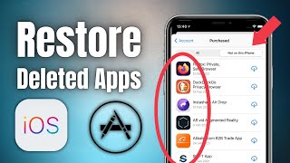 How to Find and Reinstall Deleted Apps on iPhone and iPad [upl. by Neo49]