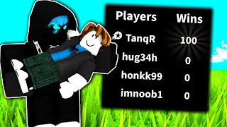 I helped them get their FIRST win in Roblox Bed Wars [upl. by Phil]