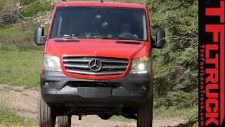 2015 MercedesBenz Sprinter 4X4 Van Off amp OnRoad Review [upl. by Vickie939]