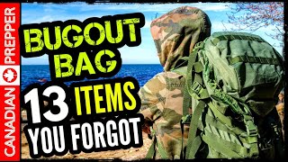 13 Items You Will Want in Your Bugout Bag [upl. by Nhepets]