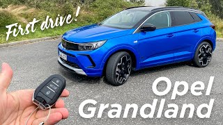 Opel Grandland hybrid POV drive amp walkaround [upl. by Obeded]