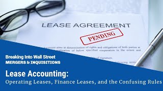 Lease Accounting Operating Leases Finance Leases and the Confusing Changing Rules [upl. by Yesnyl]