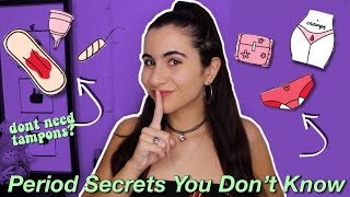 15 Period Secrets You Didnt Know facts  Just Sharon [upl. by Kovar610]