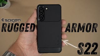 Spigen Rugged Armor For Samsung Galaxy S22 [upl. by Anomas]