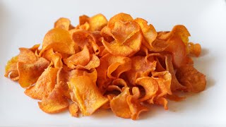 How to Make Thin Crispy Sweet Potato Chips  Easy Potato Chip Recipe [upl. by Dom]