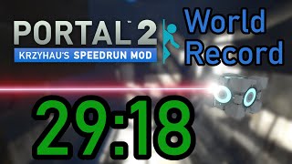 Portal 2 Speedrun Mod in 2918 Former World Record [upl. by Artek276]