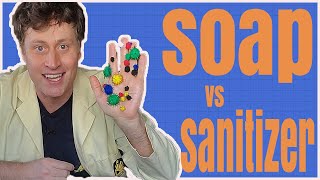 Soap vs Sanitizer Science [upl. by Orelie]