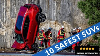 Safest SUVs with Highest Safety Ratings amp Crash Prevention Features 2021 [upl. by Shina]