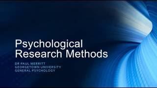 Psychological Research Methods [upl. by Nerw305]