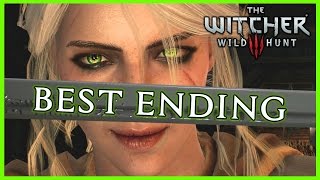 Witcher 3 ► THE BEST ENDING  Ciri Becomes a Witcher Triss Romance [upl. by Sulihpoeht]