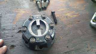 1998 Isuzu Trooper Manual Hubs Installed [upl. by Irtemed]