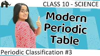 Periodic Classification of Elements Class 10  CBSE  Modern Periodic Table 3 [upl. by Assirk33]