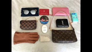 LV Pochette Accessoires  What Fits Inside [upl. by Nealey]