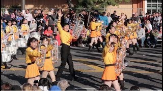 Kyoto Tachibana SHS Band at Rose Parade 2018 [upl. by Nhguavahs918]