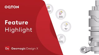 Efficient CAD creation with the Geomagic Design X Modeling Wizards – Feature Highlight [upl. by Niwroc]