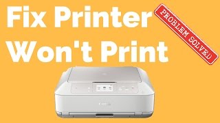 How to Fix A Printer That Wont Print [upl. by Nivlen]