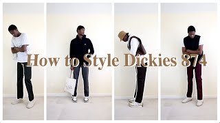 How to Style Dickies 874 Part 2  2 New Dickies Review [upl. by Gasper]