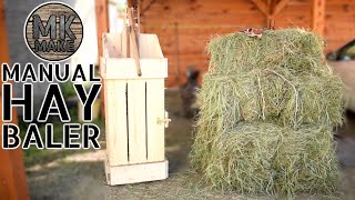 MANUAL HAY BALER [upl. by Hadlee]