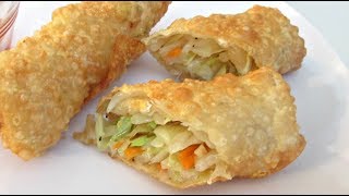 Veggie Egg Rolls  PoorMansGourmet [upl. by Herra]