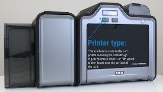 Fargo HDP5000 ID Card Printer  360 Promo [upl. by Nylodnarb]