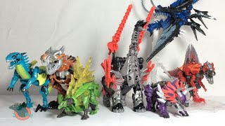 Transformers 4 Age of Extinction ALL Dinobots Review [upl. by Eerized]