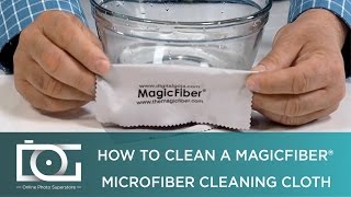 TUTORIAL  How to Wash a MagicFiber® Microfiber Cleaning Cloth  MagicFiber® [upl. by Mini]