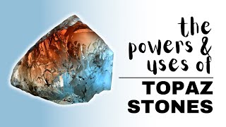 Topaz Stone Spiritual Meaning Powers And Uses [upl. by Anifesoj]